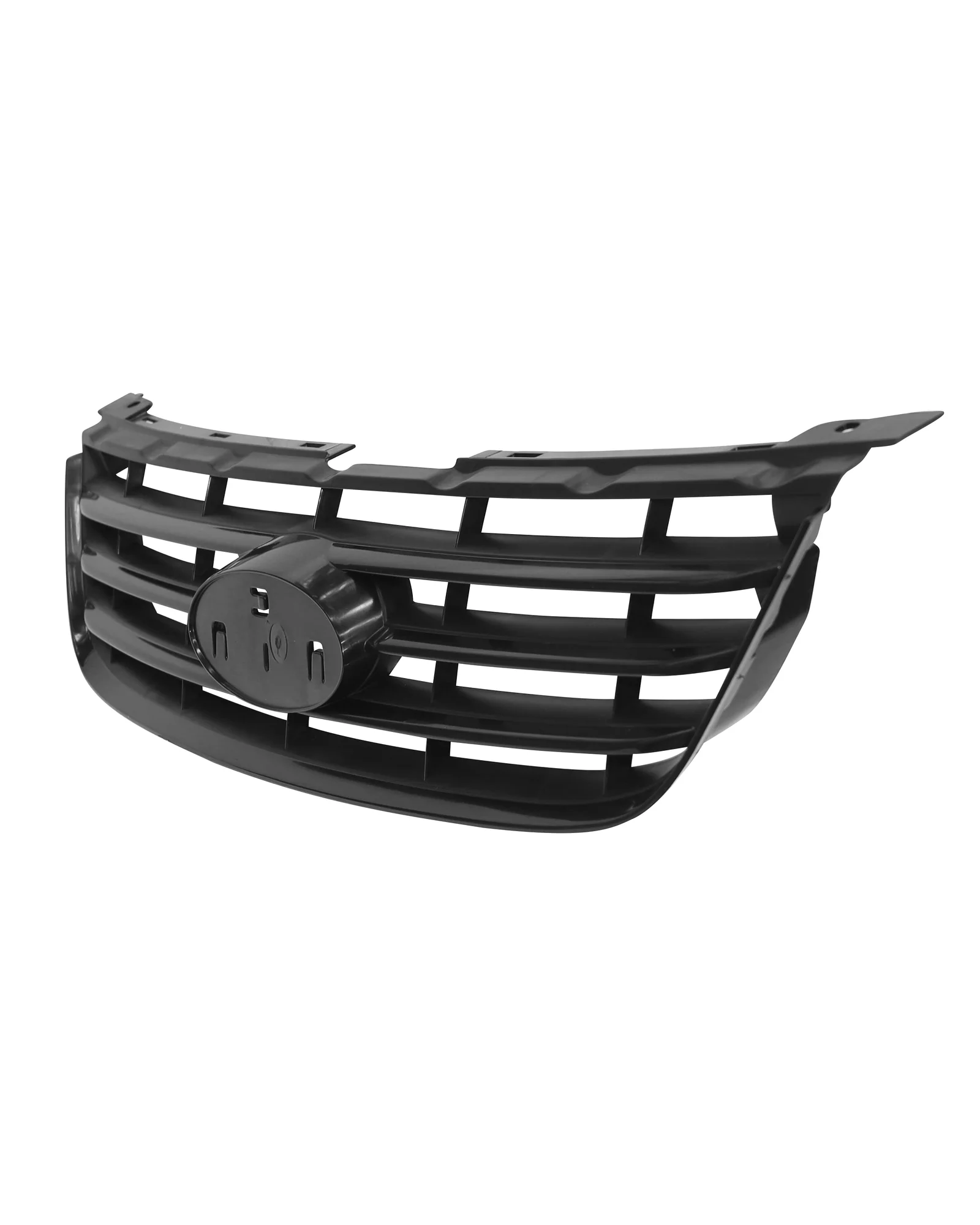 Automotive front fog grille and intake bezel isolated on pure white background