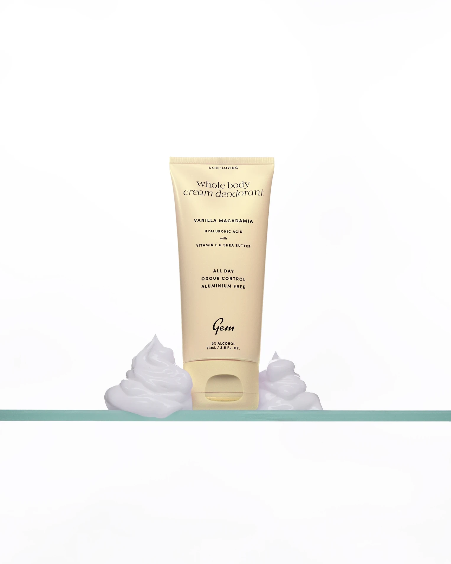 Cosmetic cream product after color correction