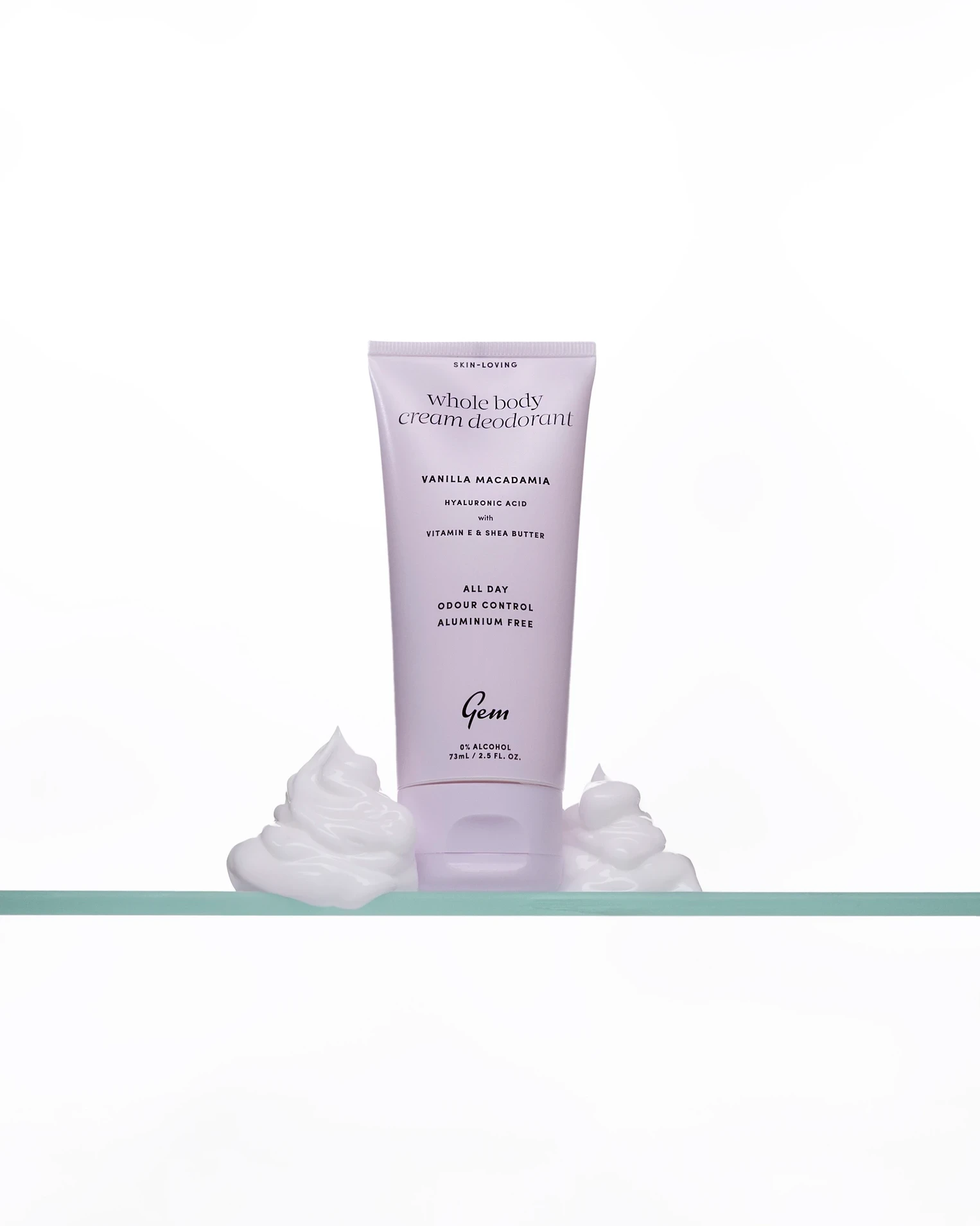 Cosmetic cream product before color correction
