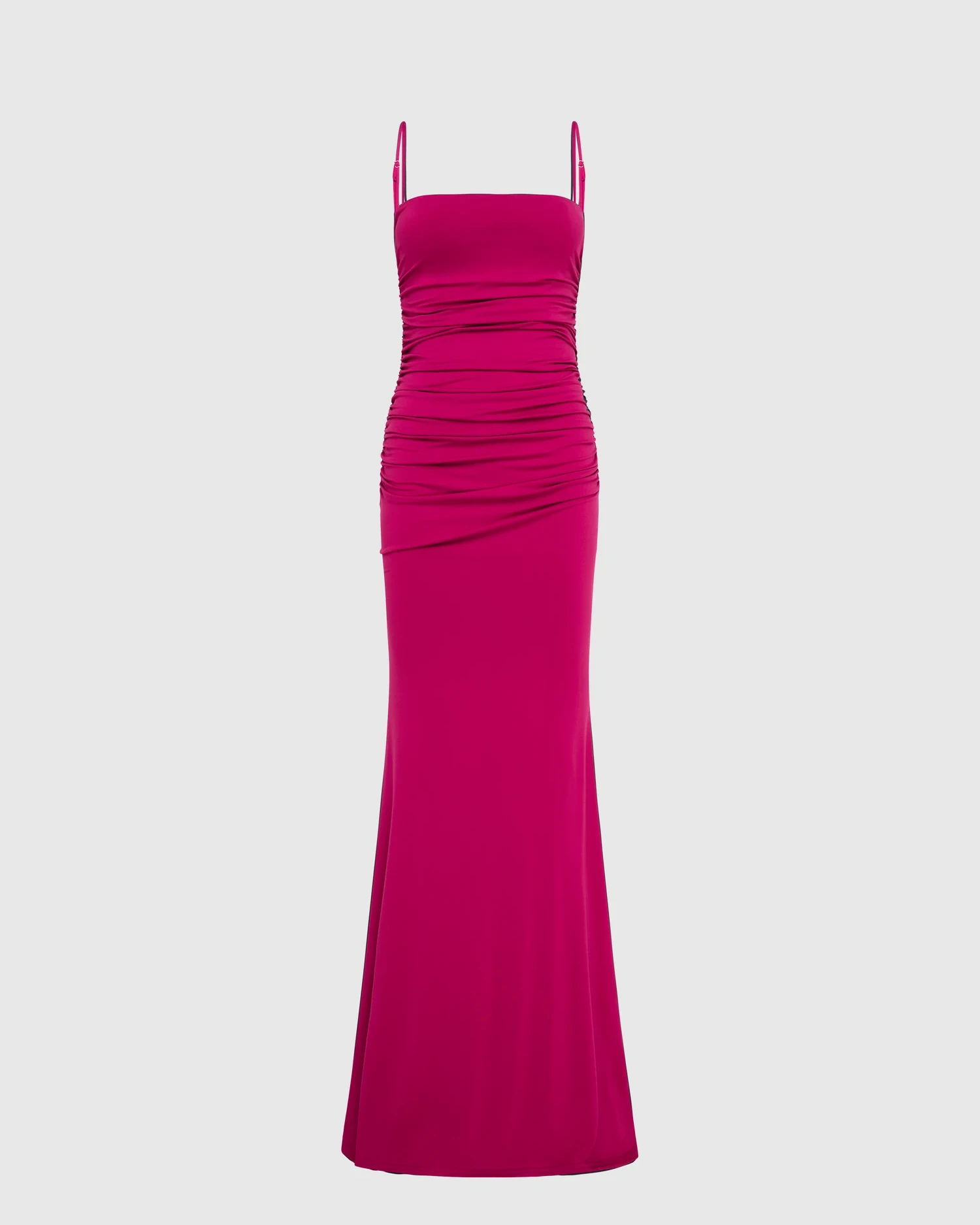 Fashion gown in original magenta colorway before colorway recoloring