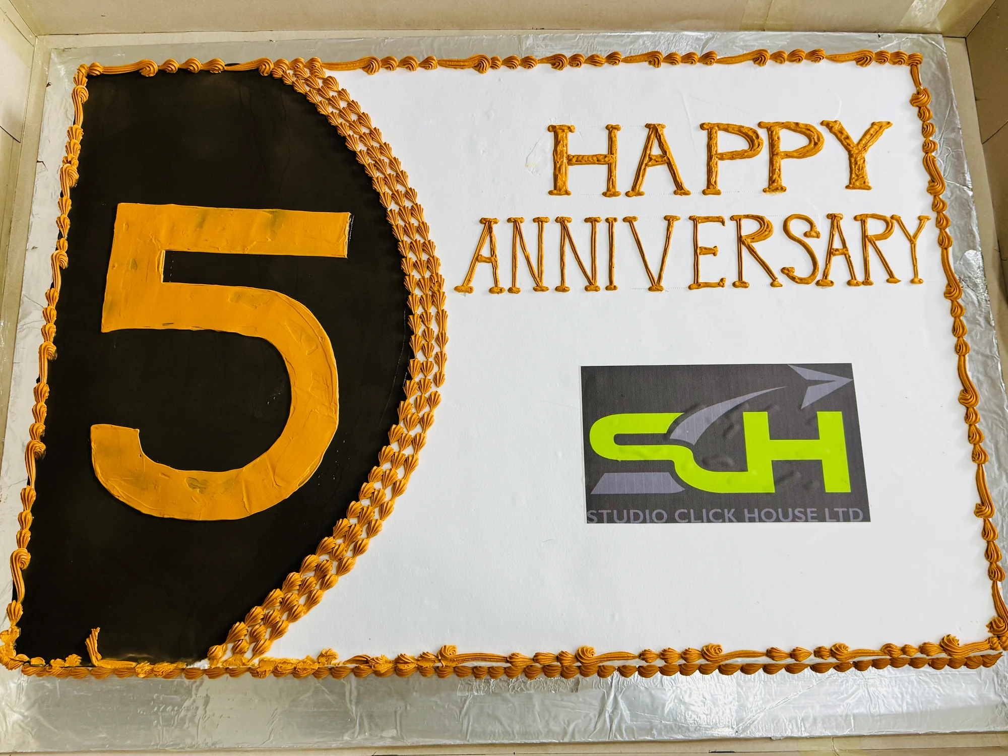 Studio Click House team celebrating 5th year studio anniversary