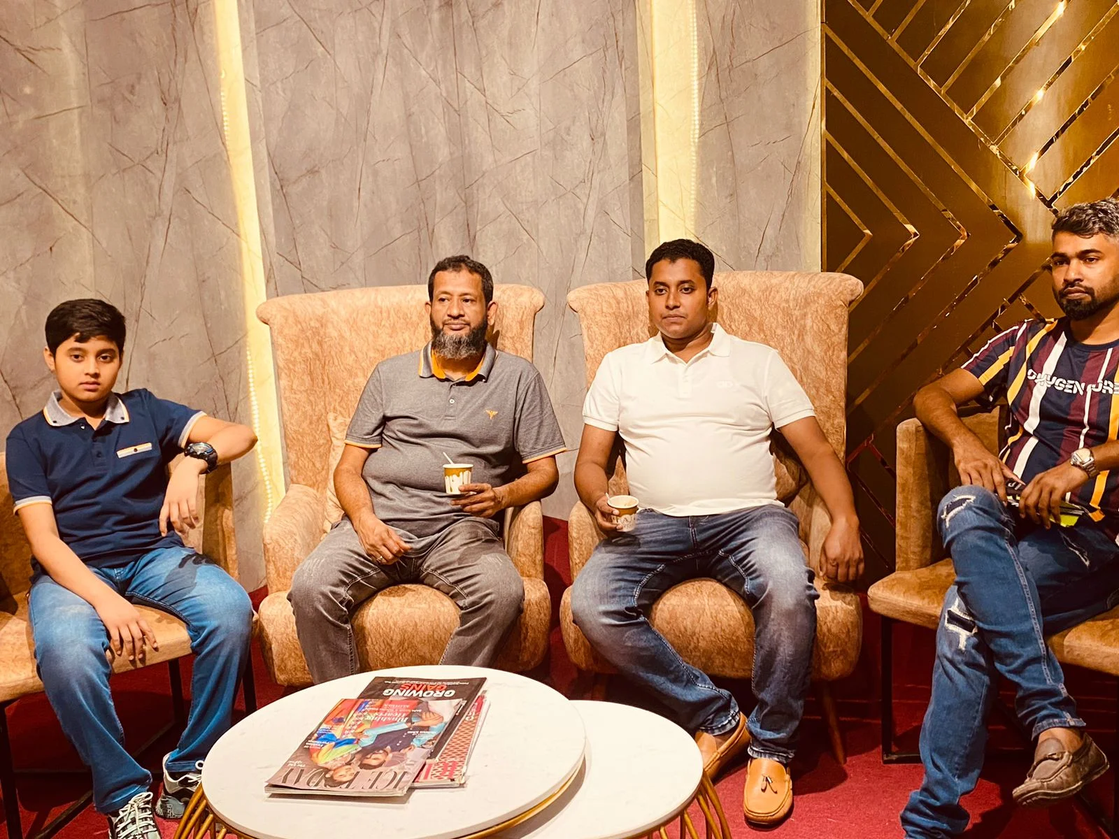 Studio Click House team members gathered at Gulshan buffet dinner