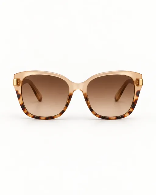 Tortoiseshell designer sunglasses studio packshot